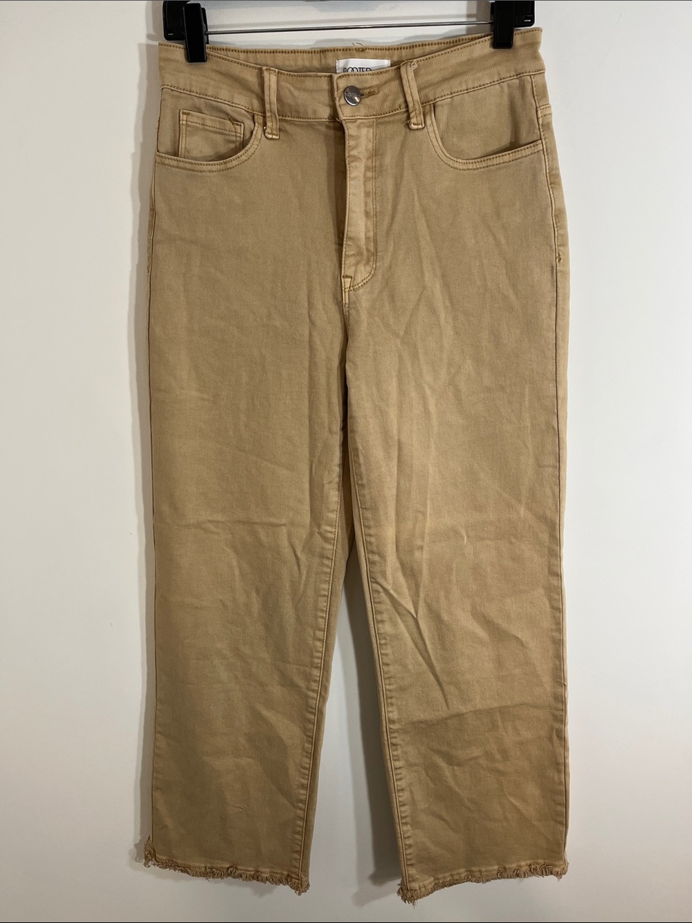 Rooted denim wide leg jeans 9/28